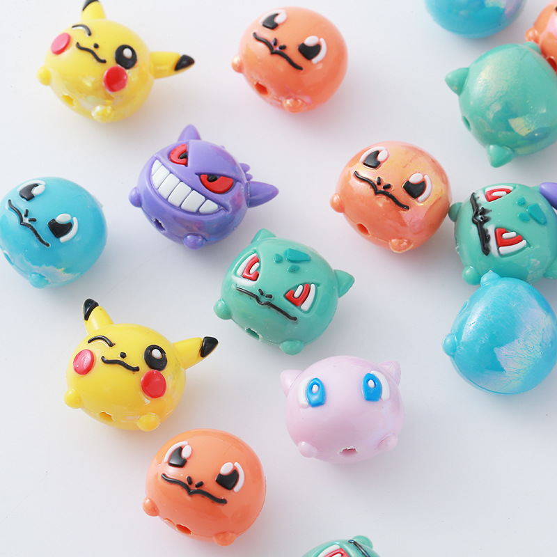 Jewelry Making With Resin - 12 piezas Pokémon: Cuentas de resina,