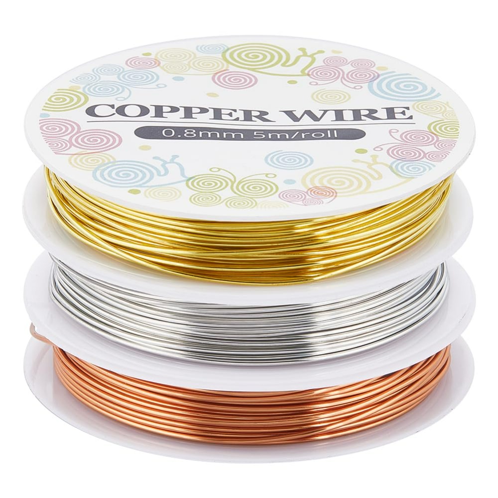 Jewelry Making Gold Wire - Alambre de cobre para joyería de