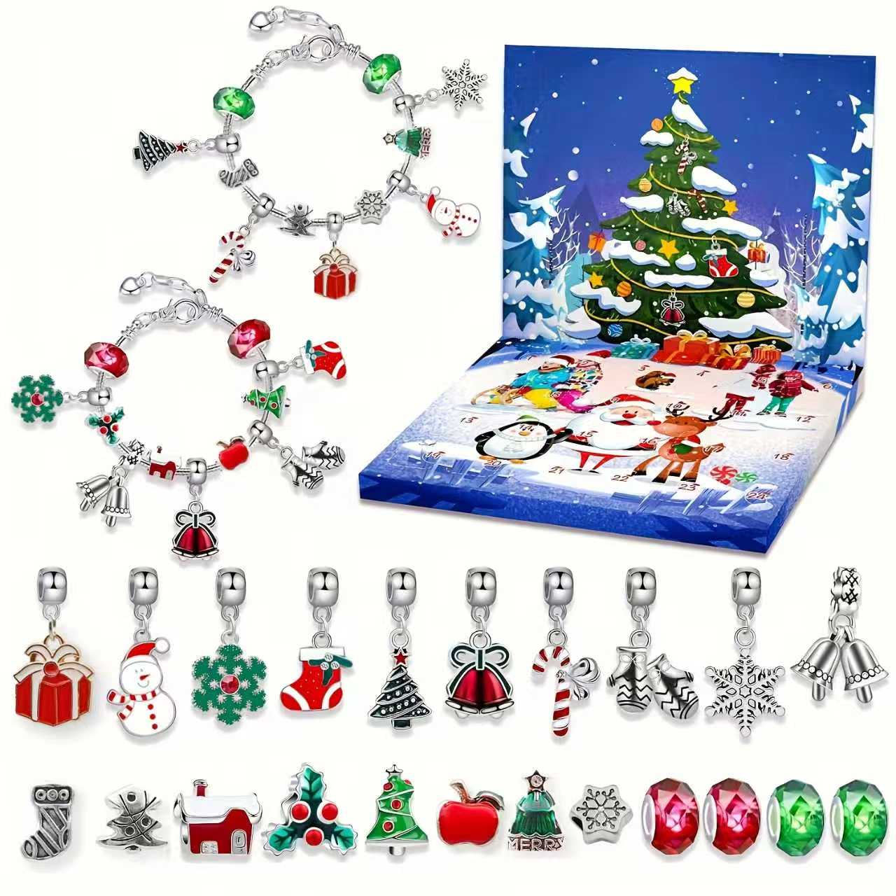Jewelry Making With Resin - Caja de calendario navideño creativo con