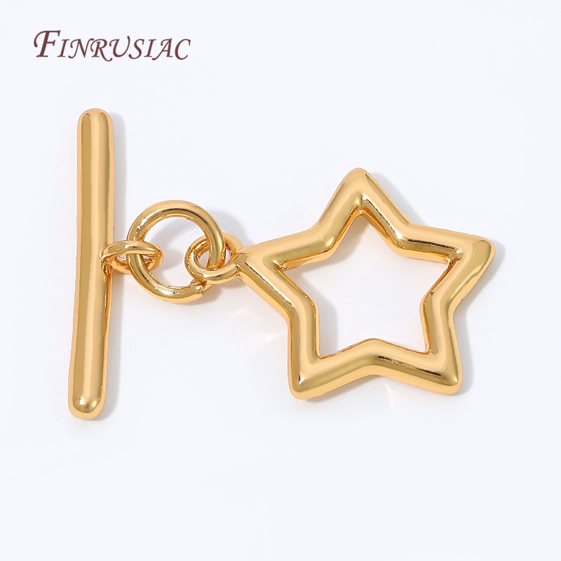 Toggle Clasp Gold - Cierre de palanca OT de estrella