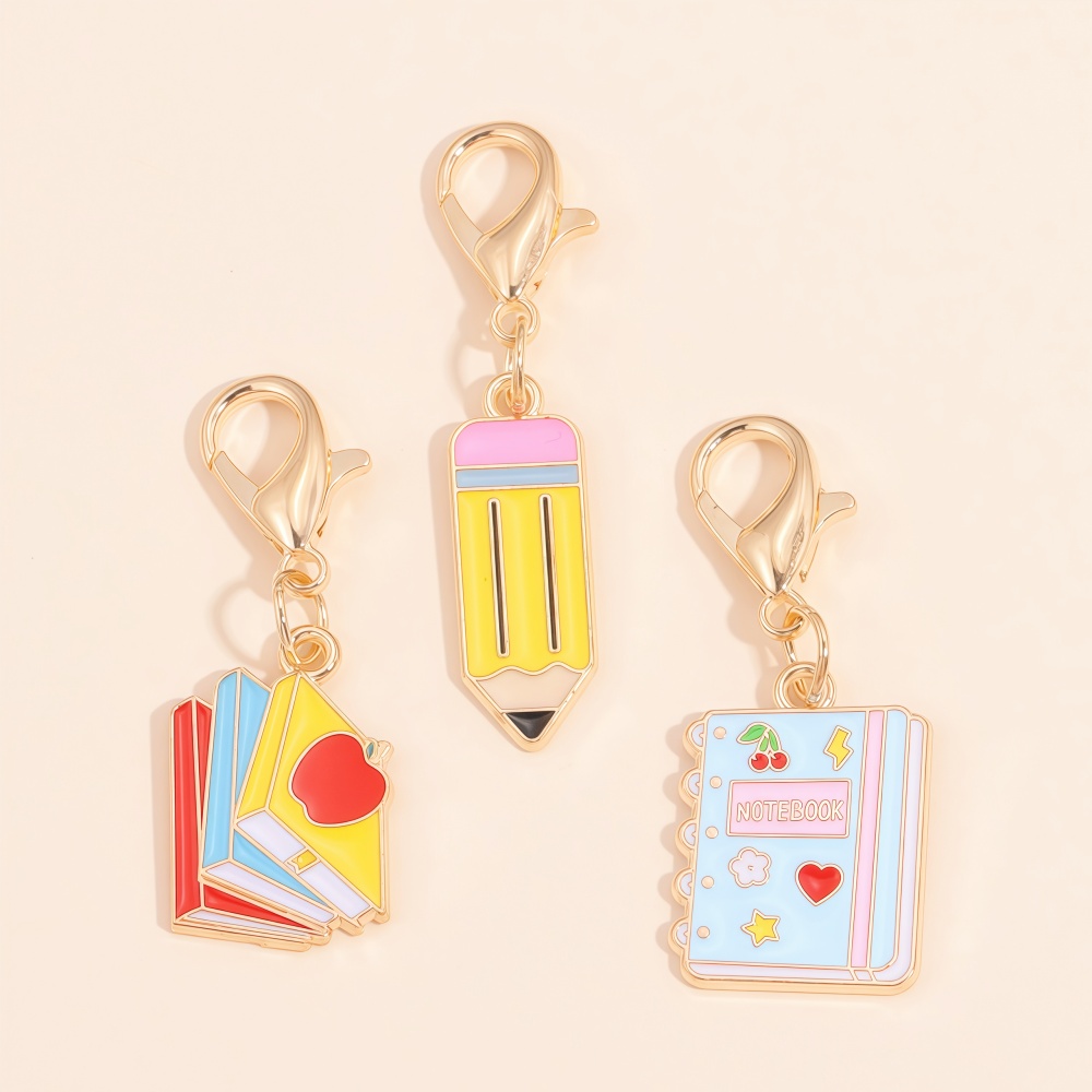 10 piezas de dijes de esmalte  - Jewelry Making Journal reseña y precio