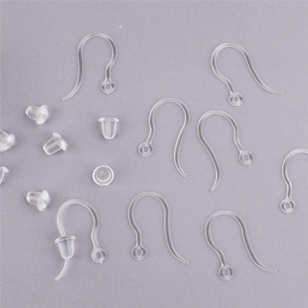 Ganchos de plástico para pendi - Jewelry Making With Resin reseña y precio