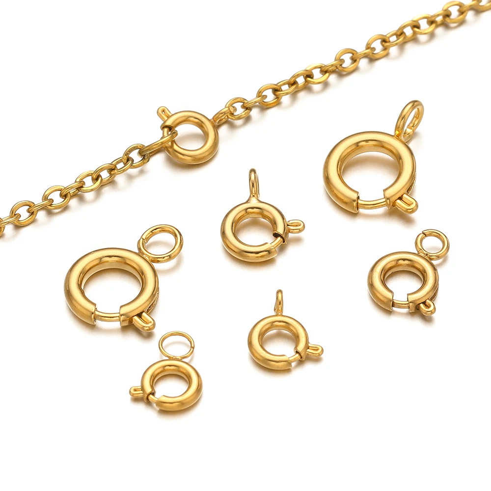 10 piezas de cierres de anillo - Jewelry Making Material reseña y precio