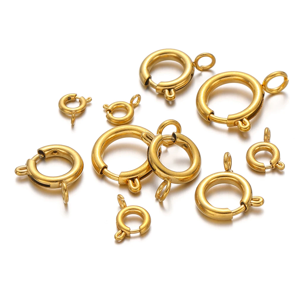 10 piezas de cierres de anillo - Jewelry Making Material reseña y precio