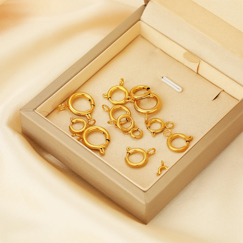 10 piezas de cierres de anillo - Jewelry Making Material reseña y precio