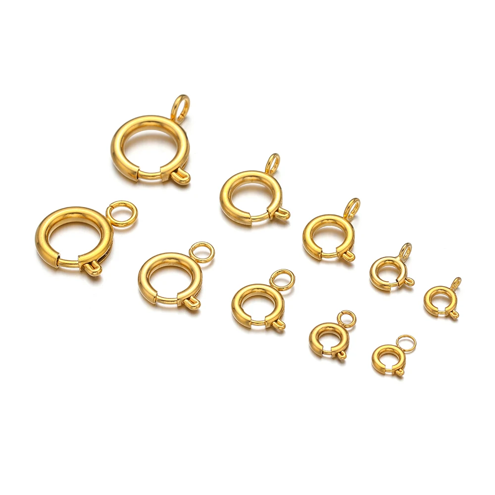 10 piezas de cierres de anillo - Jewelry Making Material reseña y precio