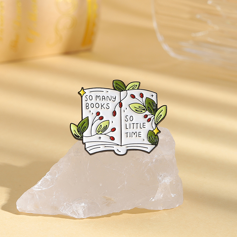 Pin Esmaltado 'So Many Books S - Jewelry Making Journal reseña y precio