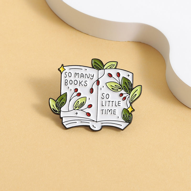 Pin Esmaltado 'So Many Books S - Jewelry Making Journal reseña y precio