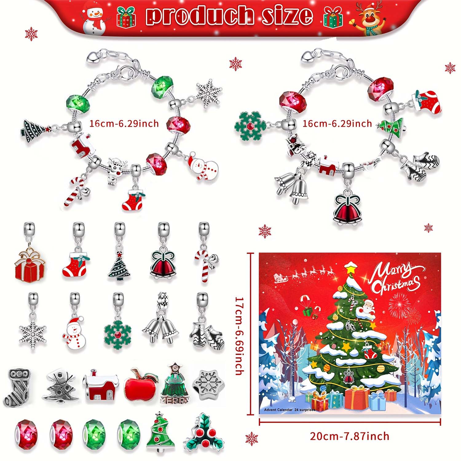Caja de calendario navideño cr - Jewelry Making With Resin reseña y precio