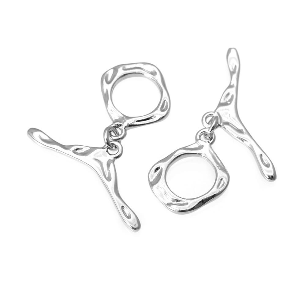Cierres de Palanca Cuadrados d - Toggle Clasp Gold reseña y precio