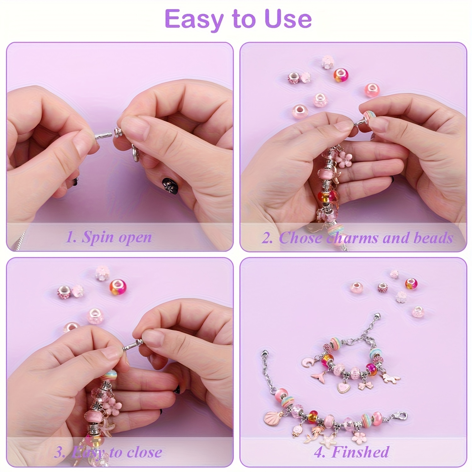 Kit de 68 piezas para hacer pu - Jewelry Making With Resin reseña y precio